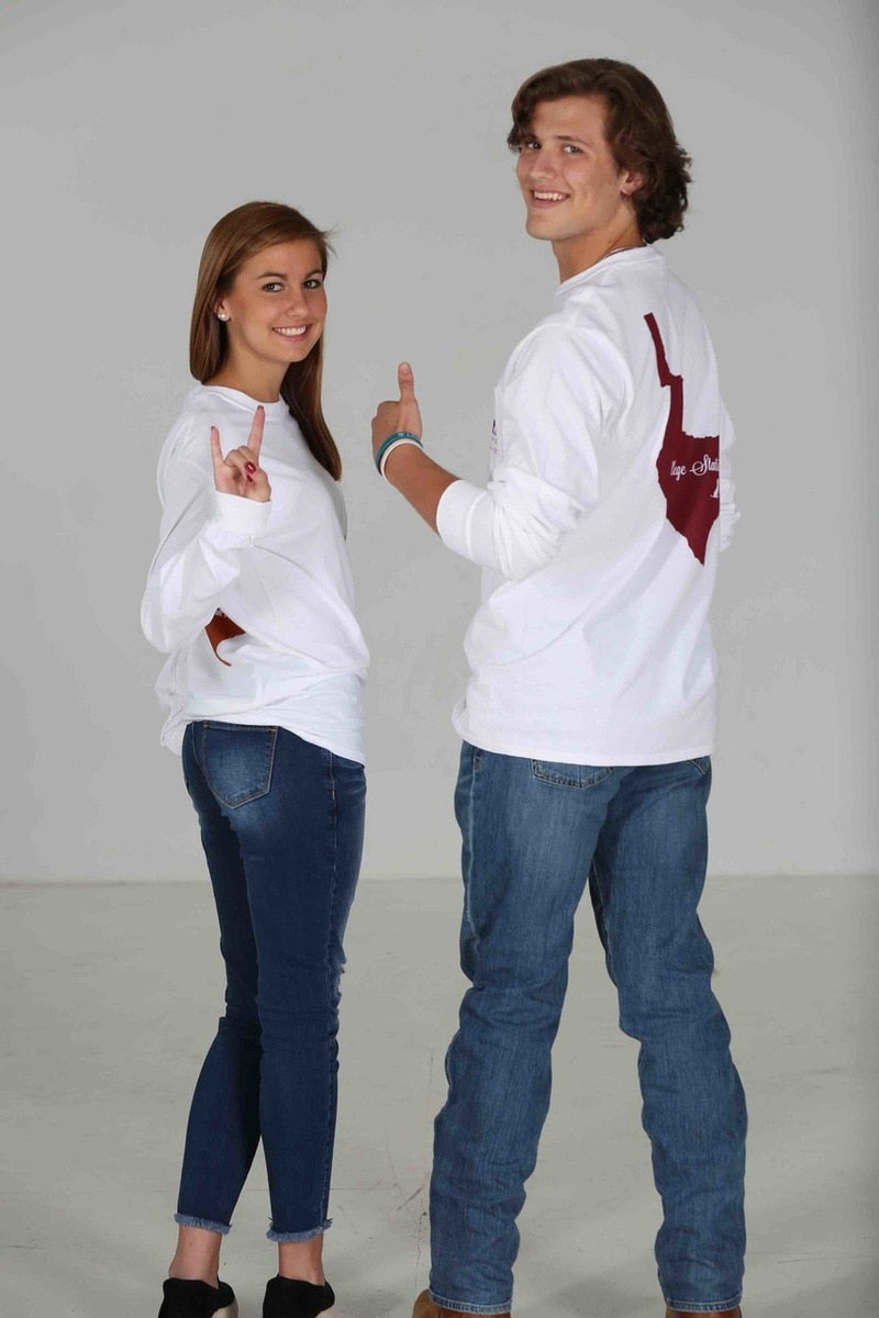 COLLEGE STATION LONG SLEEVE TEE