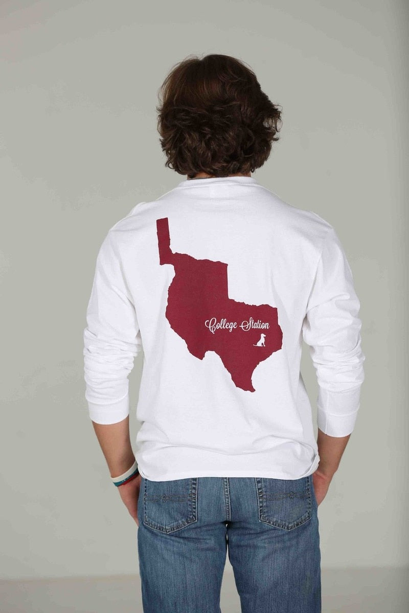 COLLEGE STATION LONG SLEEVE TEE